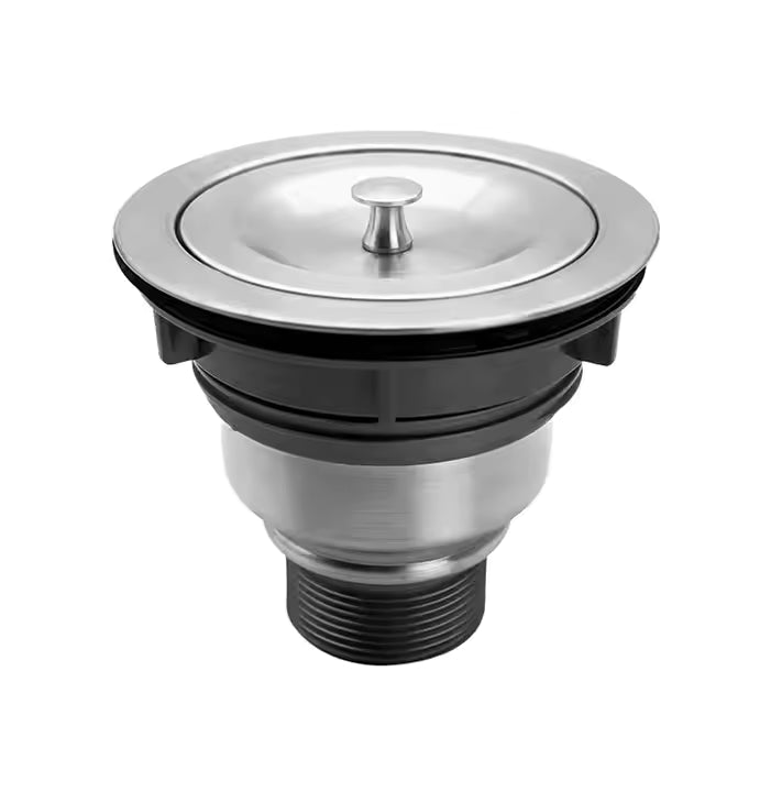 Leak-free drainer for backwash units and shampoo bowls.